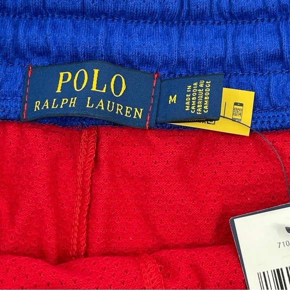 Polo Ralph Lauren Men's Size Medium red Volley Shorts Beach Preppy NWT - Picture 8 of 9